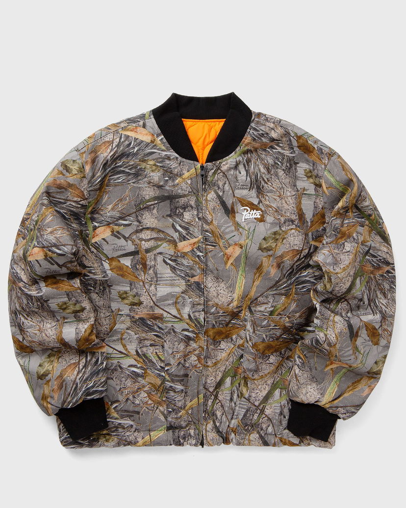Bomberjakke Patta Nature Print Reversible Canvas Bomber Jacket Beige | POC-AW24-4000-348-0015-160