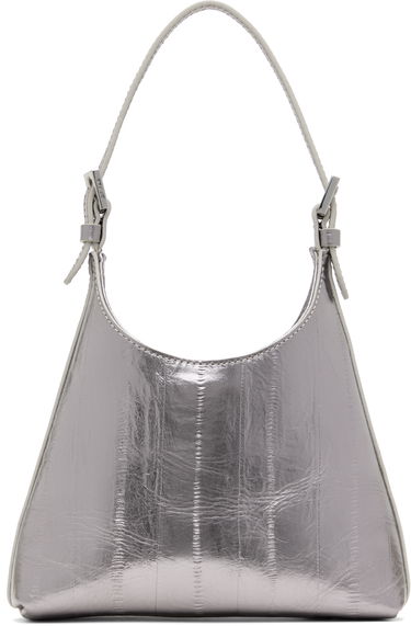 Skuldertaske BY FAR BY FAR Baby Camryn Metallic Leather Bag Metalisk | MWBTH031CL035ME032PL, 0