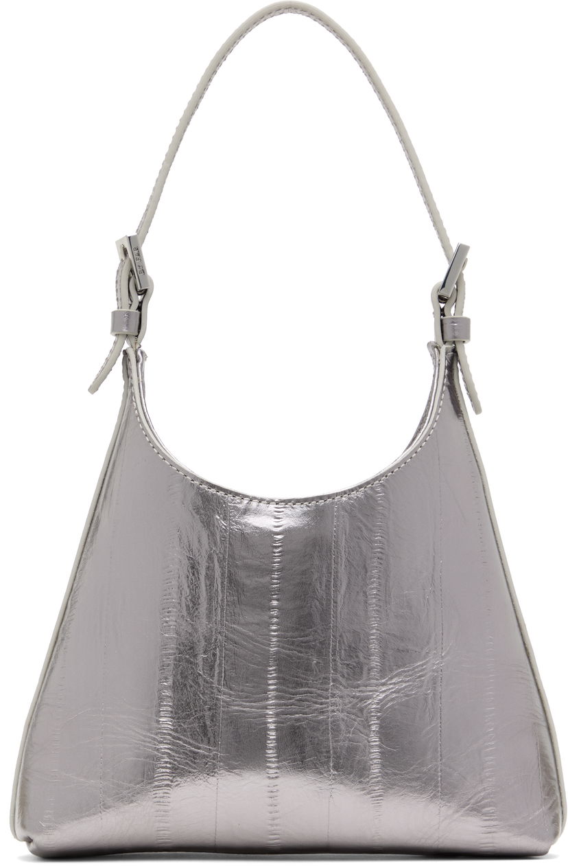 Skuldertaske BY FAR BY FAR Baby Camryn Metallic Leather Bag Metalisk | MWBTH031CL035ME032PL