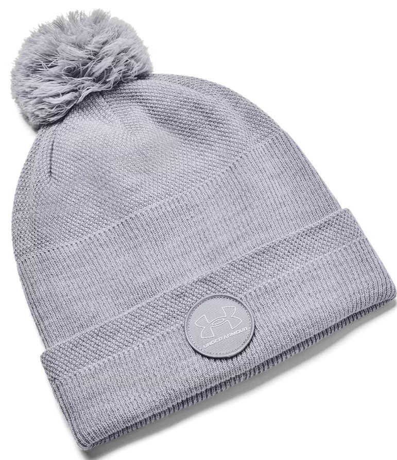 Beanie Under Armour Under Armour UA Driver Pom Beanie Grå | 1373107-035