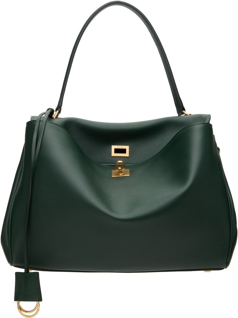 Håndtaske Balenciaga Balenciaga Rodeo Medium Bag Grøn | 789772 2AA4V