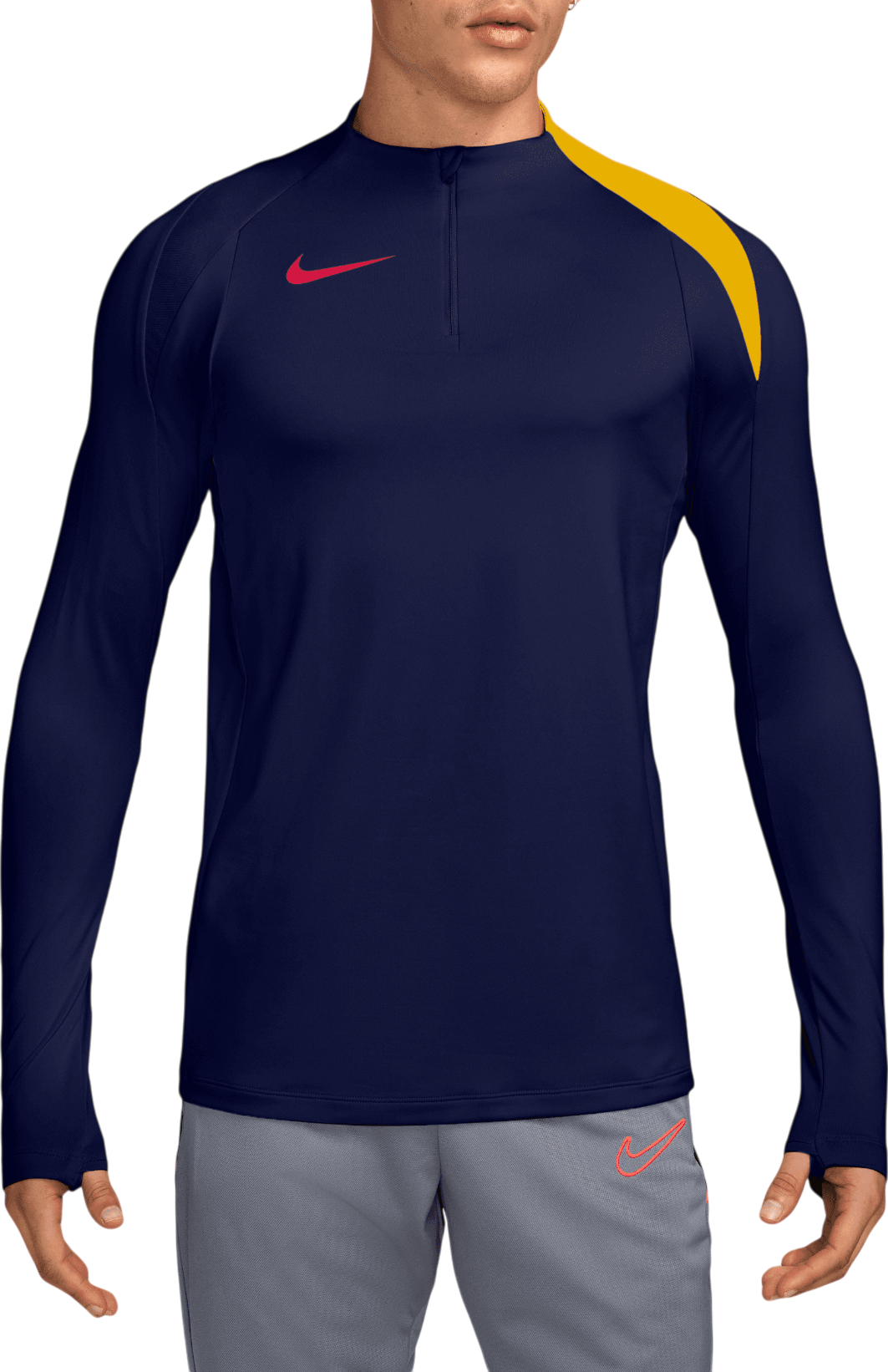T-shirt Nike Dri-FIT Strike Total 90 Drill Long Sleeve Tee Mørkeblå | hv6402-492, 0