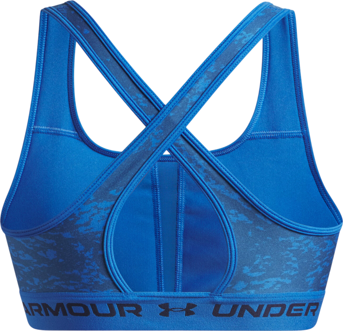 Bh Under Armour Under Armour Crossback Mid Print Sports Bra Blå | 1361042-402, 1
