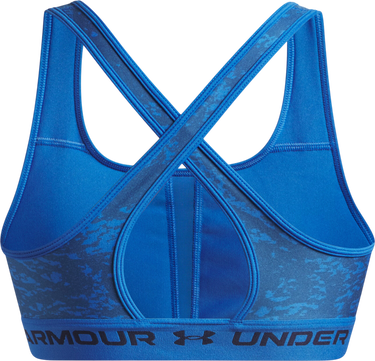 Bh Under Armour Under Armour Crossback Mid Print Sports Bra Blå | 1361042-402, 1
