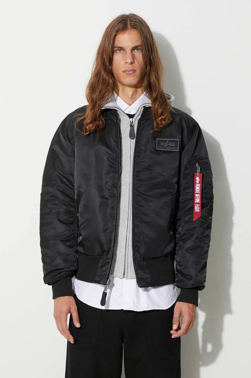 Bomberjakke Alpha Industries MA-1 D-Tec Bomber Jacket Sort | 183110.03, 0