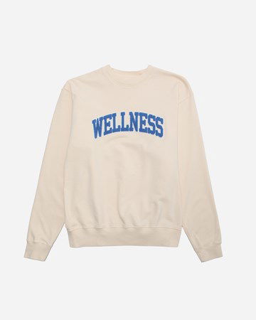 Sweatshirt Sporty & Rich Wellness Boucle Crewneck Beige | CR623CR, 0