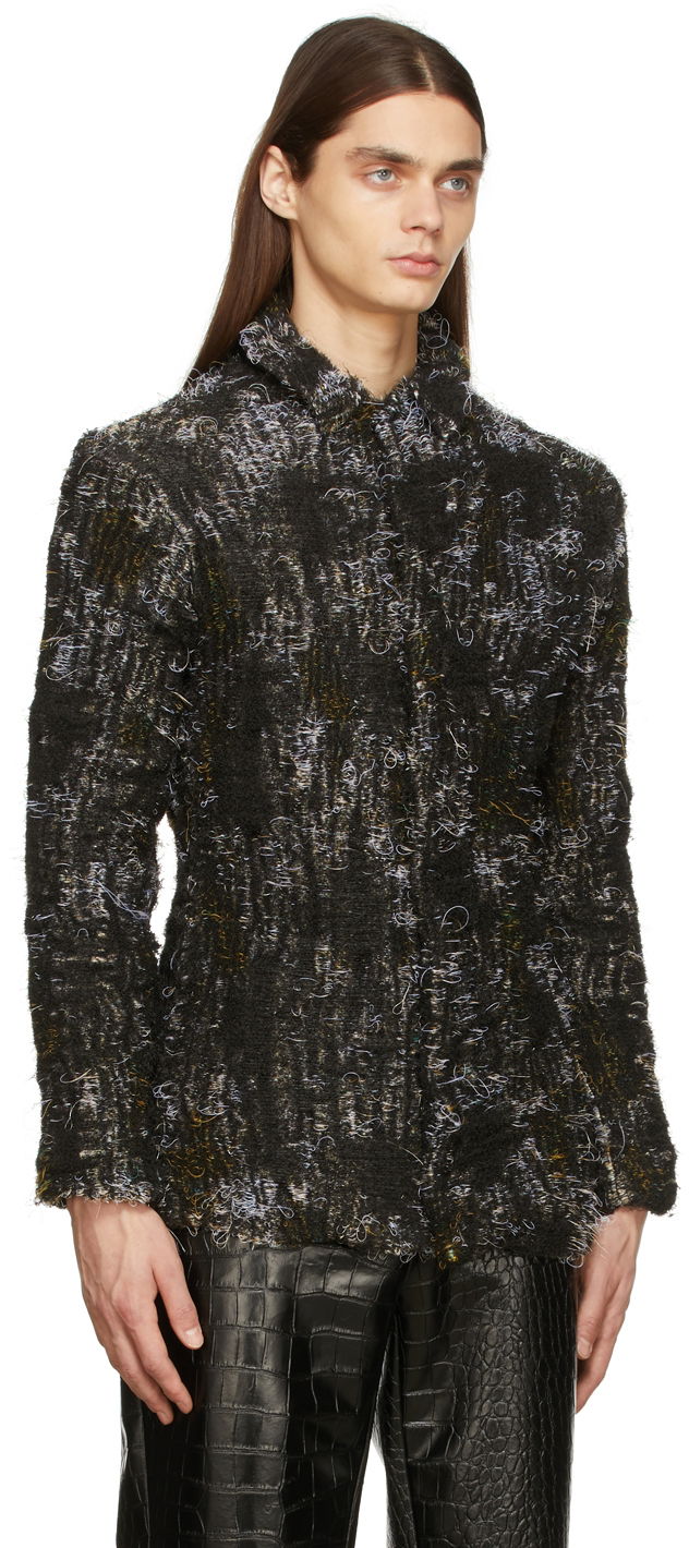 Skjorte Han Kjøbenhavn Exclusive Boxy Shirt Jacket Sort | M-131212, 1