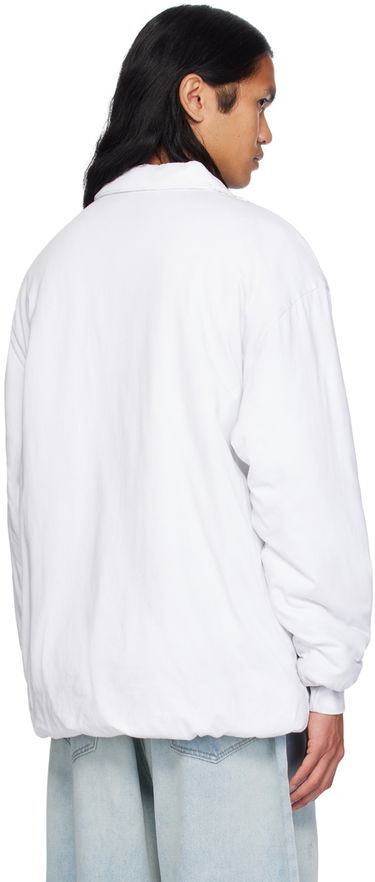 Polo skjorte We11done Padded Logo Polo Hvid | WD-TT2-24-739-U-WH, 2