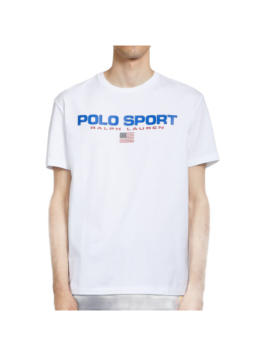 T-shirt Polo by Ralph Lauren Classic Fit Polo Sport T-Shirt Hvid | 710750444002
