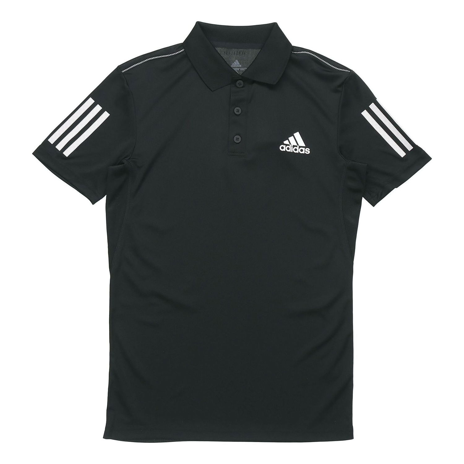 Polo skjorte adidas Originals Club 3-Stripes Tennis Polo Sort | DU0848, 0