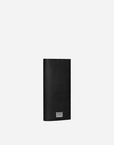 Tegnebog Dolce & Gabbana Calfskin Vertical Wallet With Logo Tag Sort | BP2573AG21980999, 1
