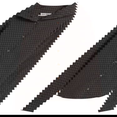 Skjorte OUR LEGACY Our Legacy Kaonashi Wide Neck Shirt, Size EUR 32 Sort | W4252KB, 0