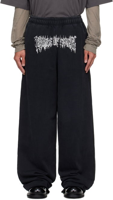 Joggingbukser VETEMENTS Vetements Cradle of Filth Baggy Sweatpants Sort | UCF76SP100B, 0