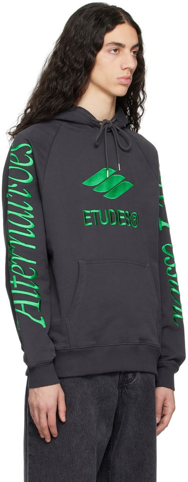 Sweatshirt Études Études Racing Eco Hoodie Grå | E23MM270A01696, 1