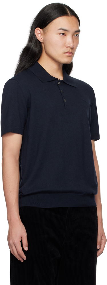 Polo skjorte A.P.C. A.P.C. Grégoire Polo Shirt Mørkeblå | COHFS-H23303, 1