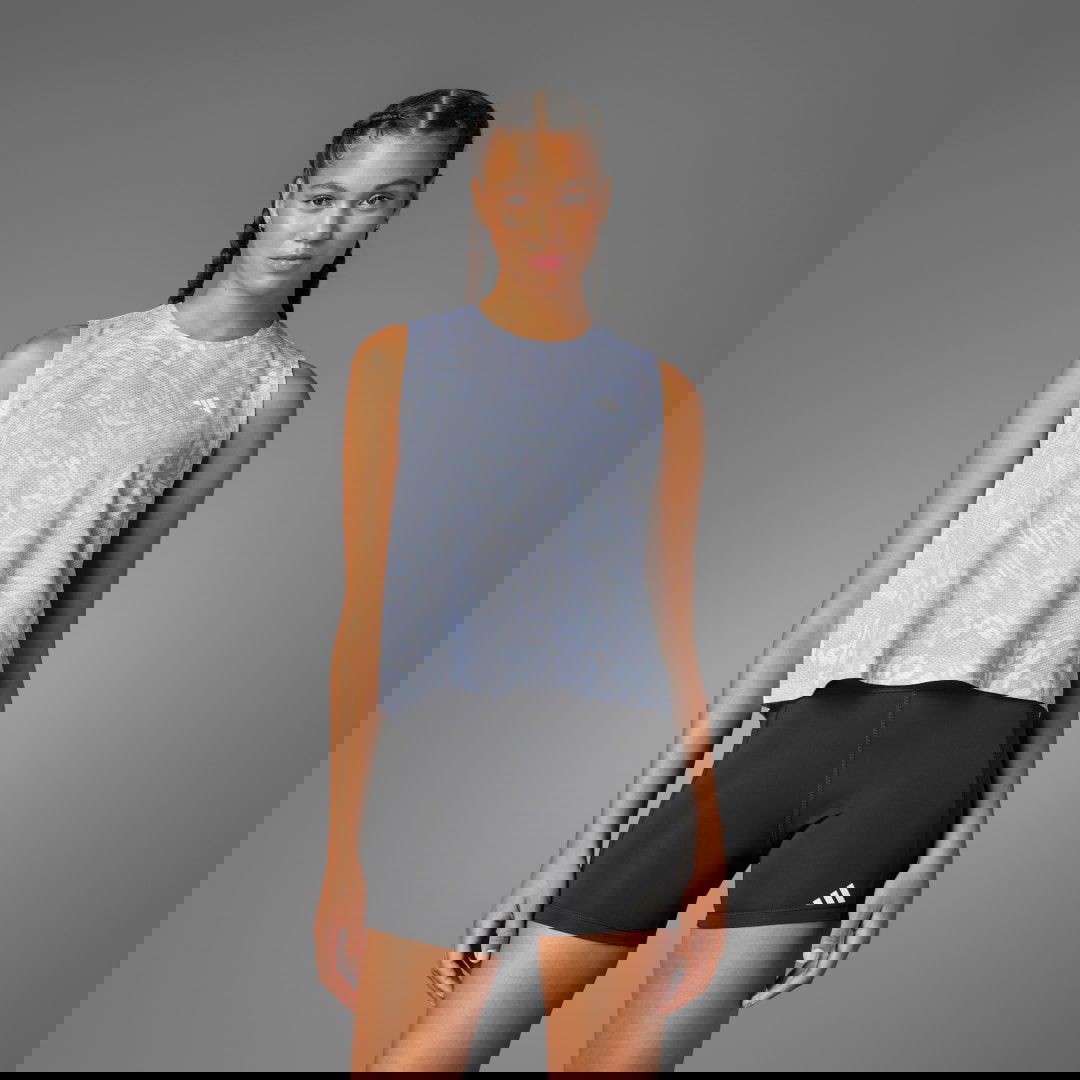 Tanktop adidas Performance Printed Training Tank Top Blå | JD7763, 0