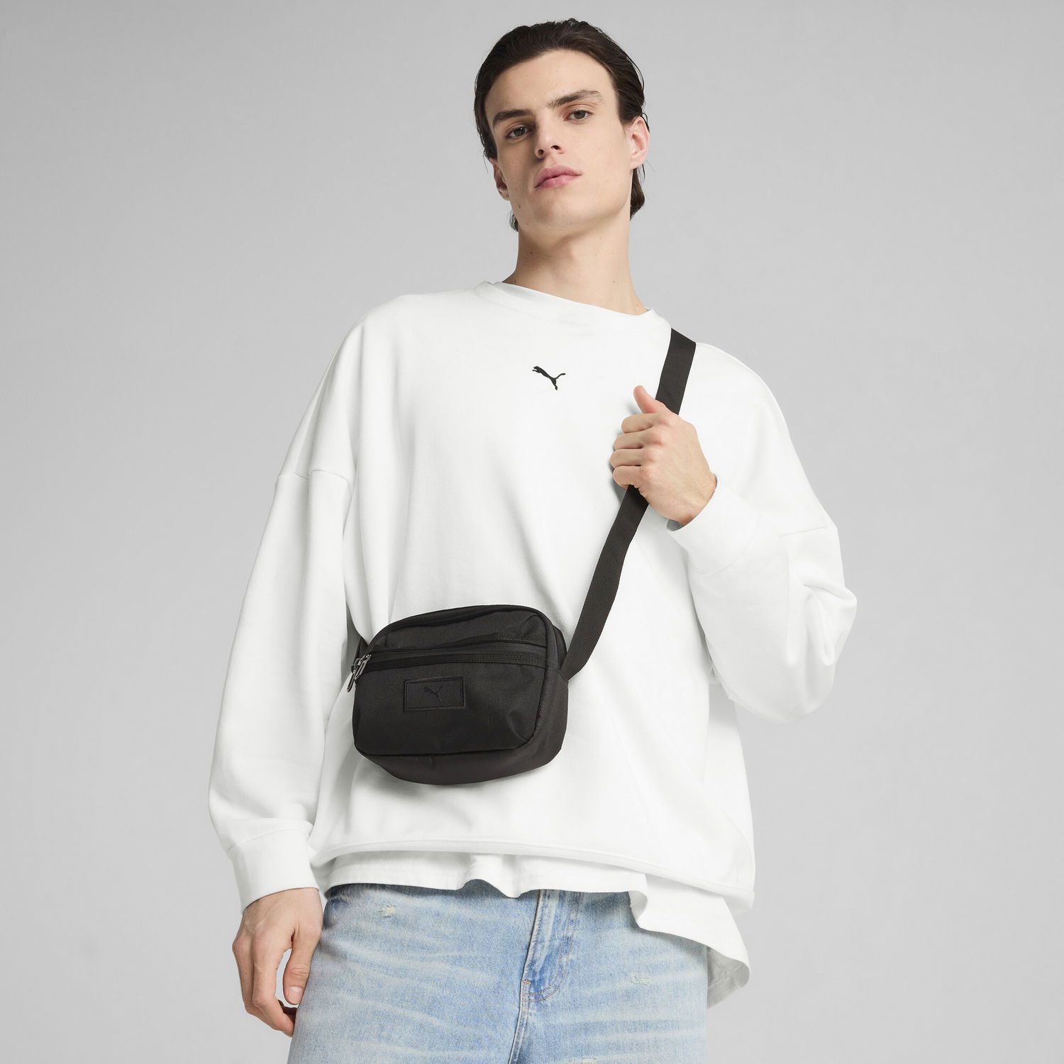 Skuldertaske Puma Essentials Crossbody Bag 2L Sort | 091129_01, 1