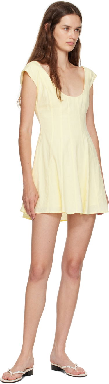 Kjole GUIZIO Guizio Leila Mini Dress Gul | P25401W085, 3