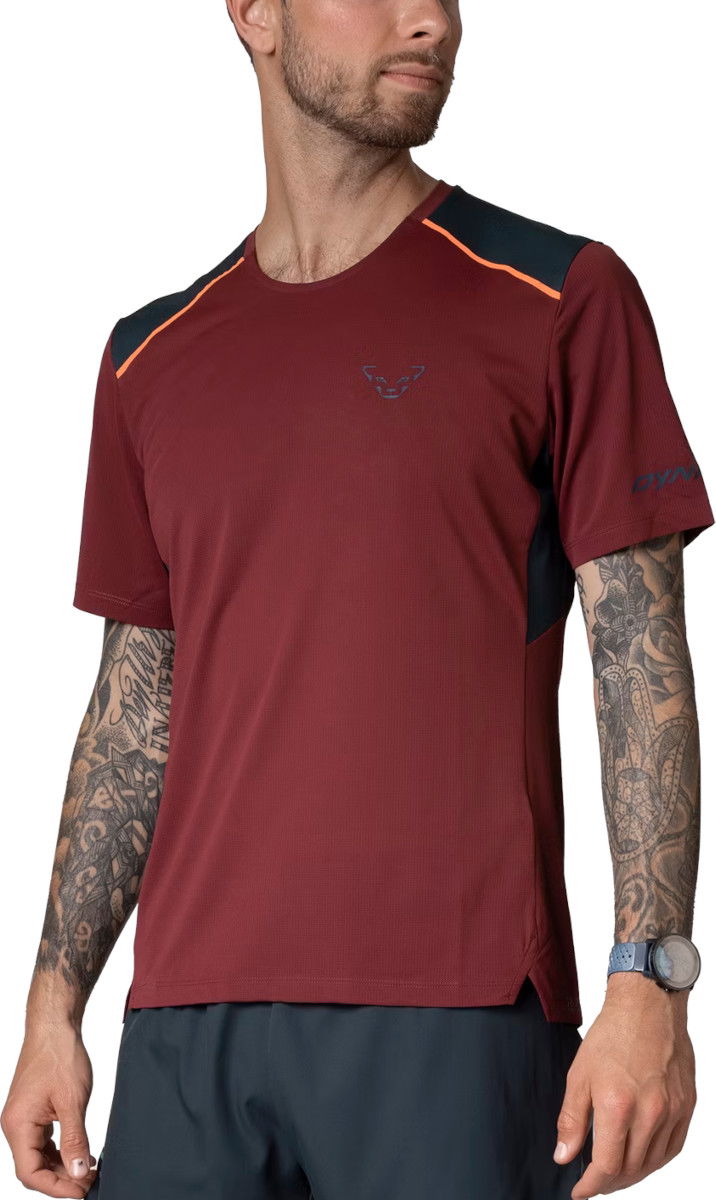 T-shirt Dynafit SKY T-Shirt Short Sleeve Rød | 08-0000071649-6561
