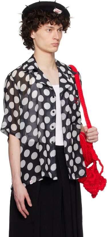 Skjorte Charles Jeffrey Loverboy Charles Jeffrey LOVERBOY Polka Dot Shirt Sort | 54070201, 1