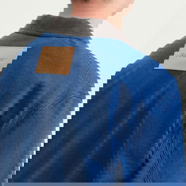 Skjorte JW Anderson JW Anderson Patch Pocket Rugby Shirt, Size Small Blå | DS0014-PG1835-727, 5