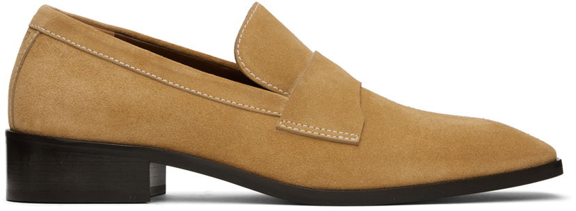 Tøj Wales Bonner Wales Bonner Suede Loafers Beige | WBM42501B