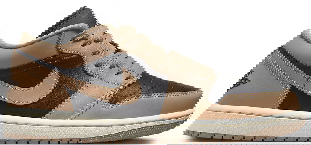 Sneakers og sko Jordan Air Jordan 1 Low "Tan/Black" W Brun | DC0774-201, 1