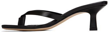 Skopleje Aeyde Aeyde Wilma Heeled Thong Sandals Sort | A11-HS-ADRS55CI-0221-800-007, 2