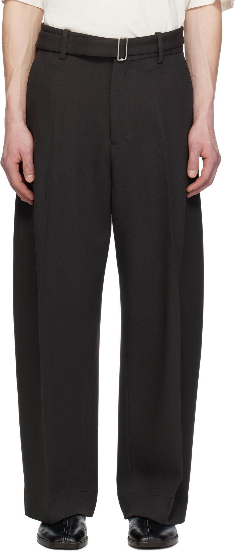 Bukser Studio Nicholson Studio Nicholson Vital Trousers Sort | VITAL SNM - 1279