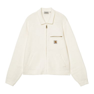 Sweater Carhartt WIP Carhartt WIP Detroit Knit Jacket Hvid | A242021_12, 4