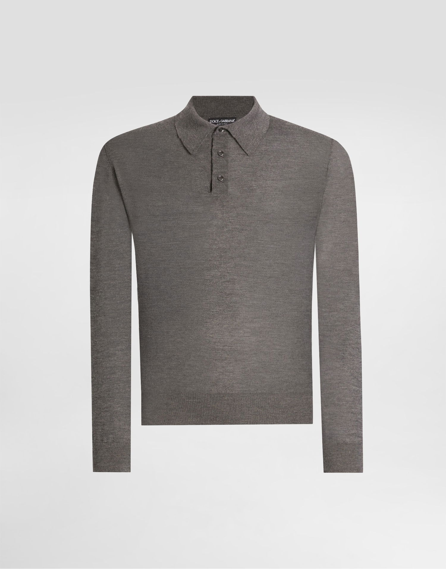 Polo skjorte Dolce & Gabbana Dolce & Gabbana Cashmere Polo Shirt Grå | GXZ25TJBW05N4032, 0