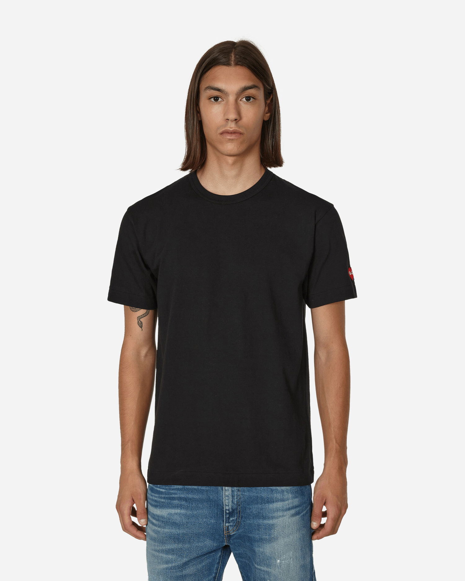 T-shirt Comme des Garçons The Artist Invader T-Shirt Black Sort | P1T328  1, 0