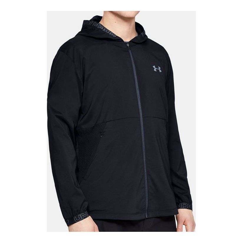 Vindjakke Under Armour Vanish Woven Training Jacket Sort | 1345301-001