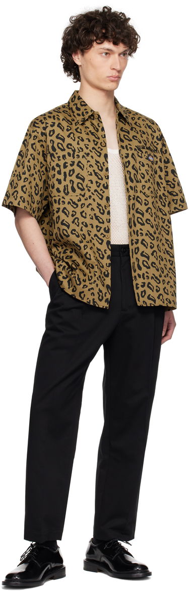 Skjorte WACKO MARIA WACKO MARIA x Dickies Leopard Print Work Shirt Brun | 25SS-WMS-DC02, 3