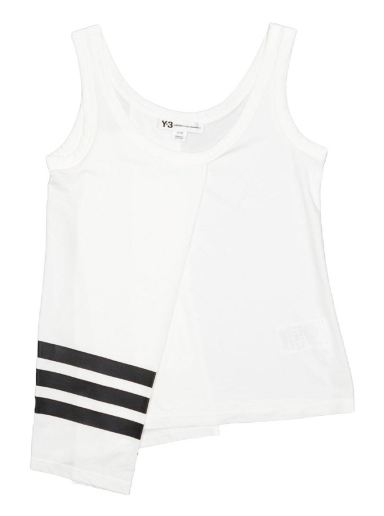 Tanktop adidas Originals Y-3 3 Stripes Tank Top Hvid | CY8457