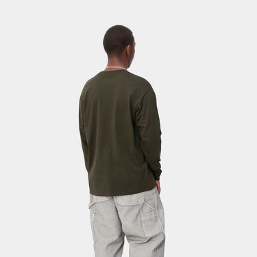 T-shirt Carhartt WIP Script Embroidery T-Shirt Sort | I032306_00P_XX, 3