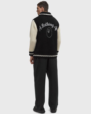Bomberjakke BAPE COWICHAN CARDIGAN Sort | 001KNK801002MBLK, 1