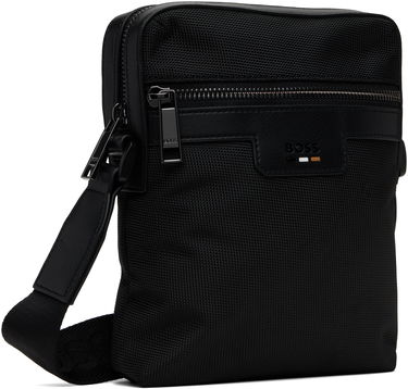 Skuldertaske BOSS Embossed-Logo Bag Sort | 50536169, 1