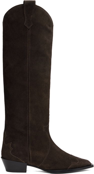 Kjole Aeyde Aeyde Aruna Suede Cowboy Tall Boots Brun | A11-KB-ARUP40CH117-FW24-953-022, 0
