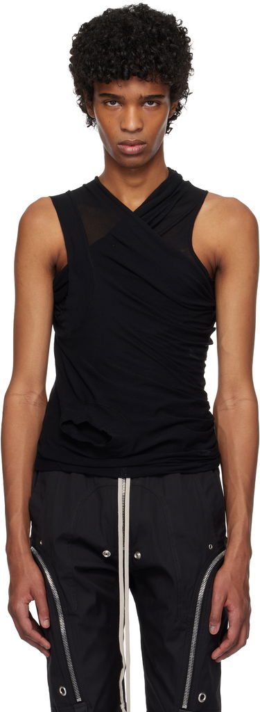 Tanktop Rick Owens Rick Owens Hollywood Banana Sleeveless Top Sort | RU01E5100 UC, 0