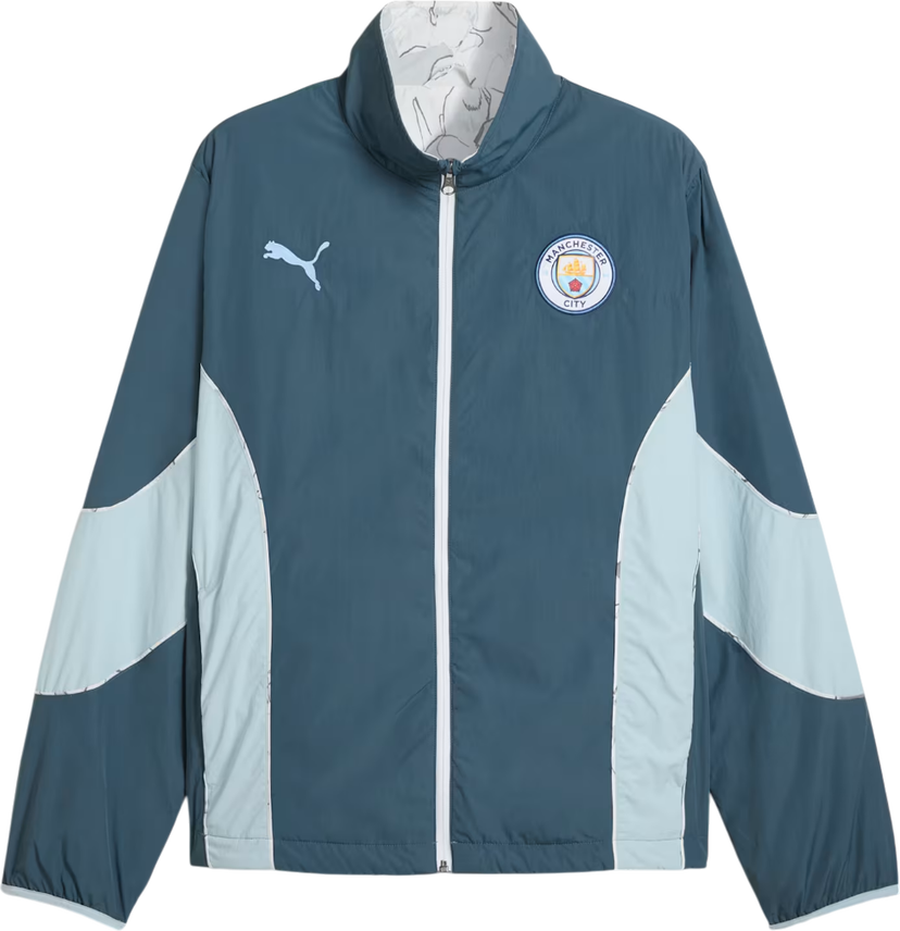Jakke Puma Manchester City KIDSUPER Reversible Jacket Blå | 606846-16