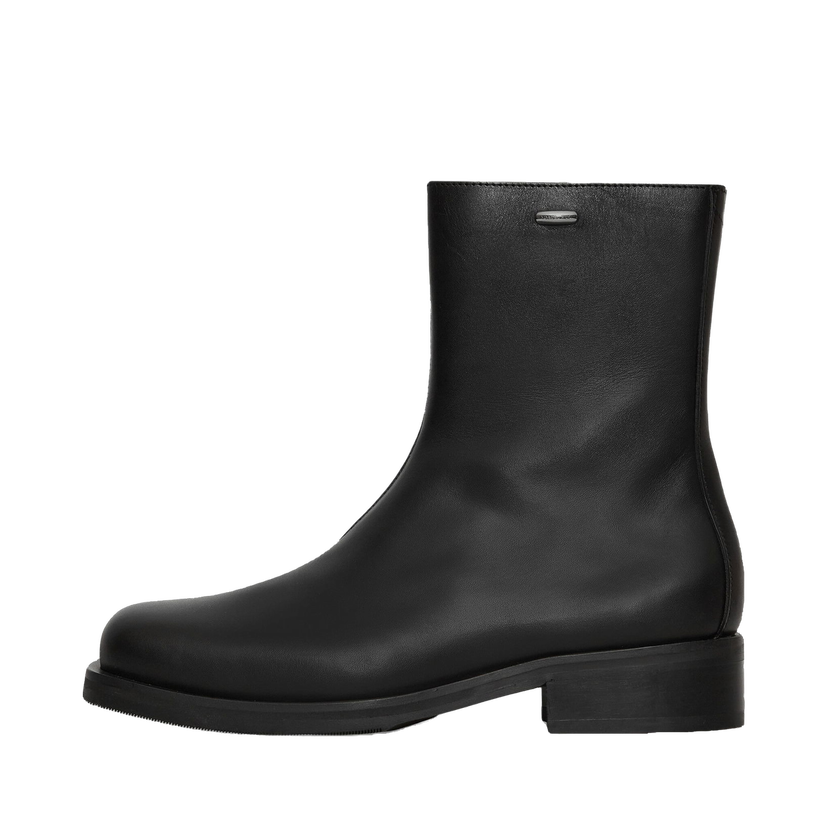 Sneakers og sko OUR LEGACY Leather Chelsea Boots Sort | COCBB 001