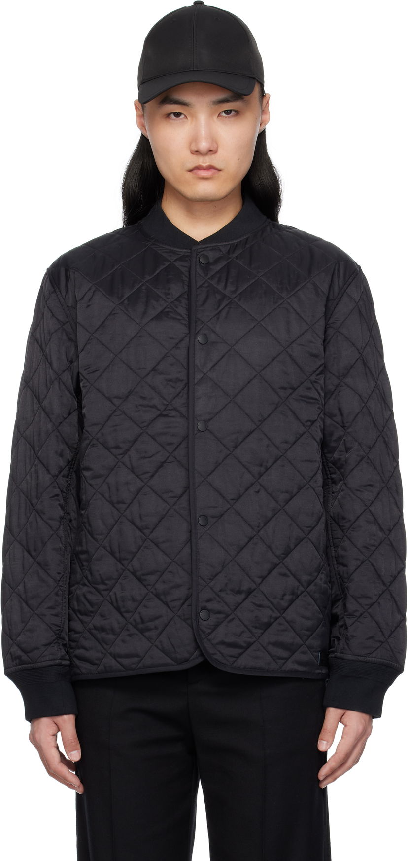 Puffer jakke rag & bone Rag & Bone Focus Quilted Liner Jacket Sort | MBW25S2028BNML