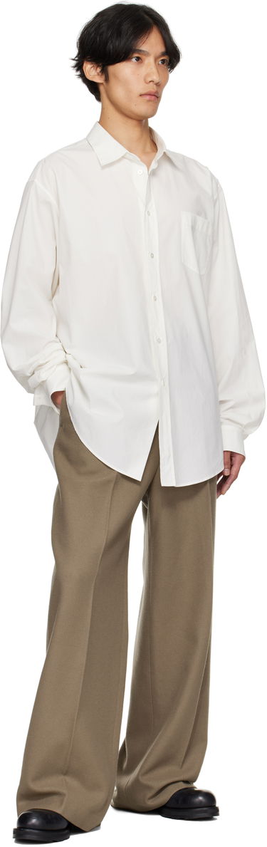 Skjorte The Row The Row Thane Shirt Hvid | 1131-W4075, 2