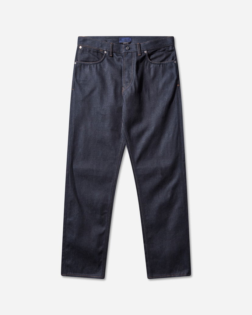 Jeans Stone Island Raw Selvedge Straight Denim Jeans Mørkeblå | K2S15-J100008-S0J13 VJ200