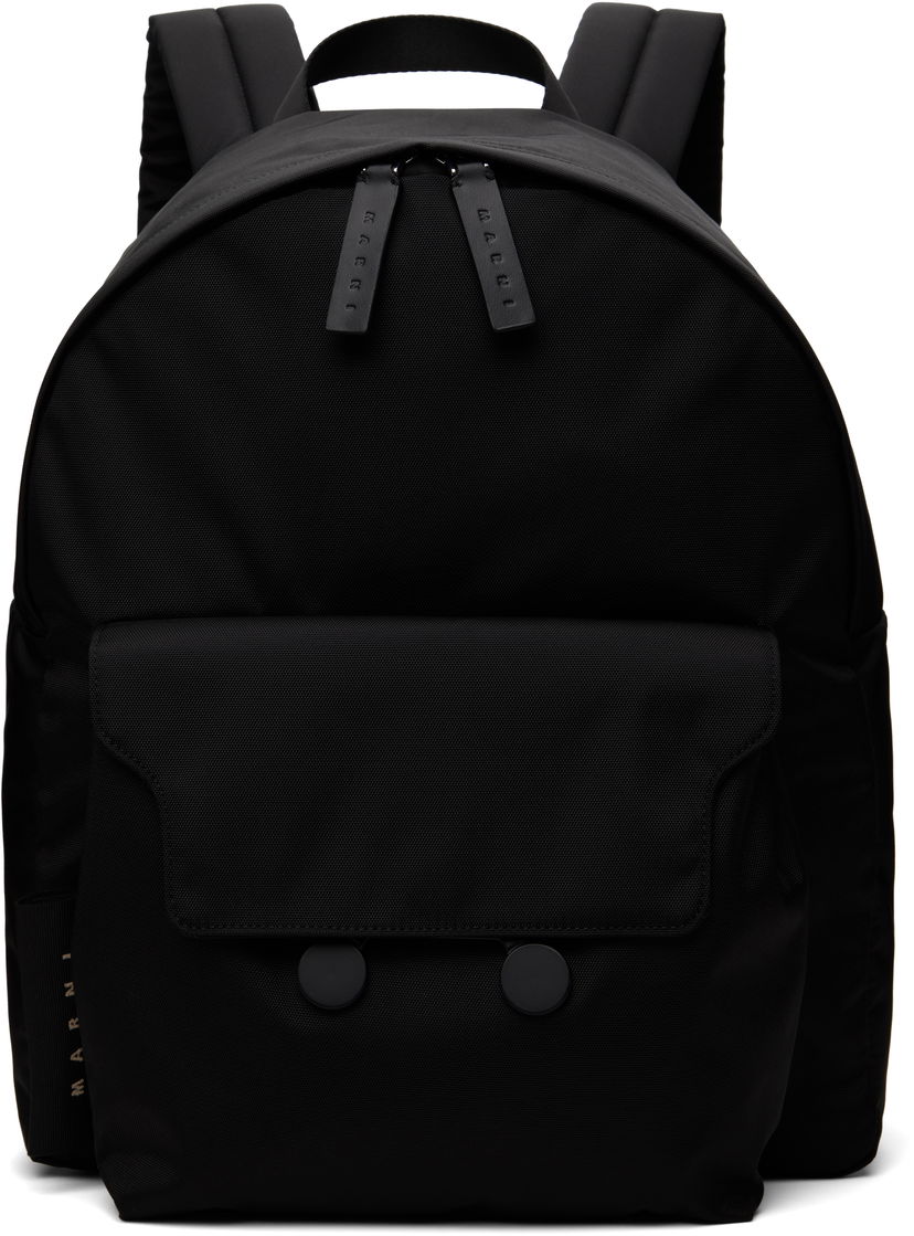 Rygsæk Marni Marni Cordura Cityscape Backpack Sort | ZAMQ0048A1 P8184