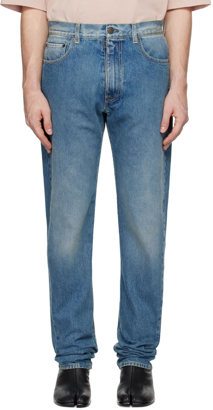 Jeans Maison Margiela Turn-Up Jeans Blå | S50LA0232 S30561