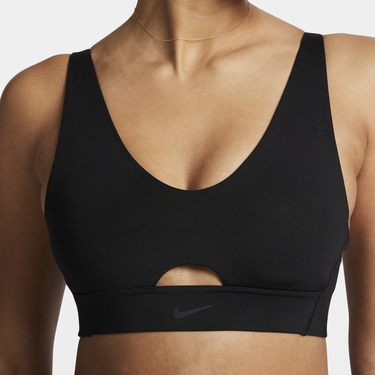 Bh Nike Indy Plunge Cutout Medium-Support Padded Sports Bra Sort | DV9837-010, 1