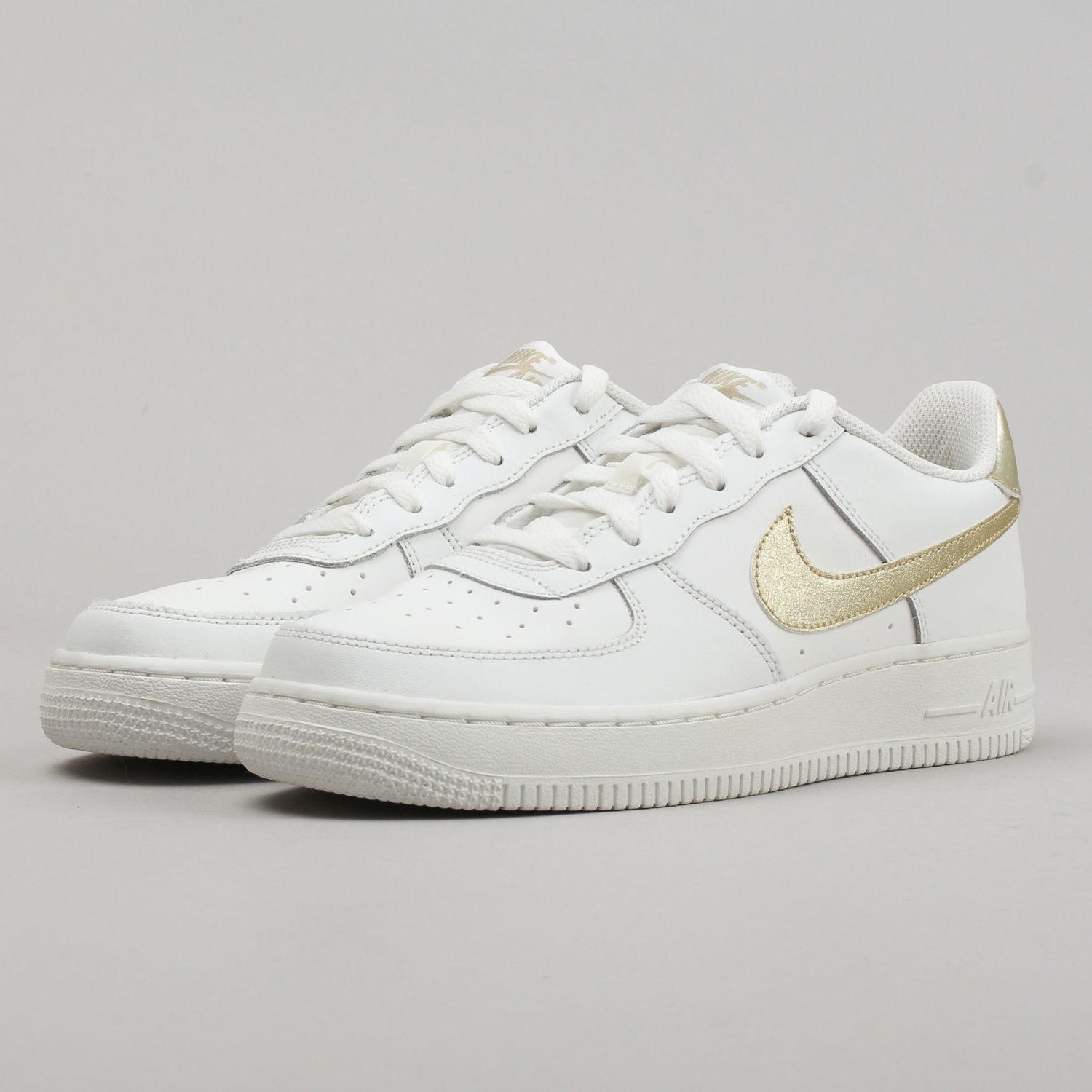 Sneakers og sko Nike Air Force 1 ''Summit White Gold'' GS Hvid | 314219-127, 1