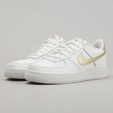 Sneakers og sko Nike Air Force 1 ''Summit White Gold'' GS Hvid | 314219-127, 1